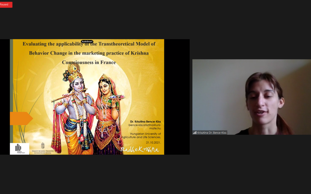 Evaluating the Applicability of the TTM in the Marketing Practice of Krishna Consciousness in France
